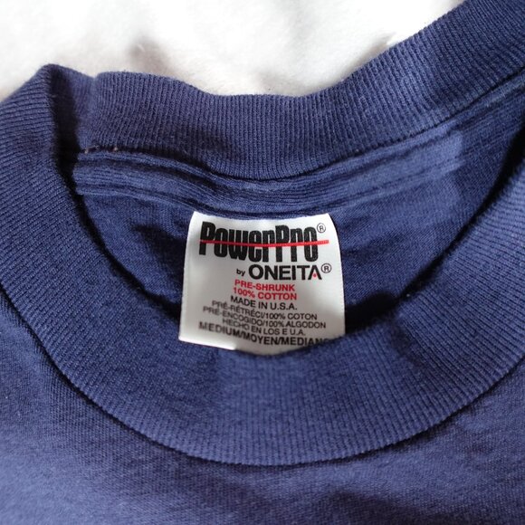 Vintage Angels From Above Doodle Art T Shirt Mens M Slim Fit Made In USA 90s - Picture 4 of 7